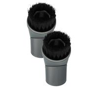vhbw 2x Pincel de succión Set compatible con Miele SBCD0, SBBN0, SBAP3, SBCD1, SBAN0, SBAJ0, SBAG1 aspiradora - Cepillo redondo
