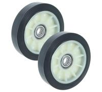 vhbw 2x Rodillo para tambor reemplaza Beko 2974680200 | 2987300200 para lavadoras, secadoras - 7,5 cm