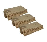 vhbw 30x bolsa compatible con Nilfisk VP700, VP500, VP400 aspiradora - 45,3 cm x 22,7 cm marrón