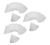 vhbw 30x Filtro cónico para sistema de ventilación por ej. compatible con Helios, Maico, Pluggit, Zehnder - Filtro aire de salida G4, DN 125, blanco