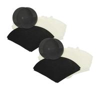 vhbw 32x Filtro compatible con FilterQueen Majestic 360 aspiradora | filtro carbón activo, cono de filtro, filtro protección motor