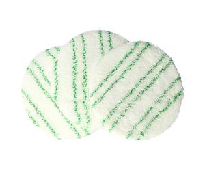 vhbw 3x almohadillas compatible con Kärcher FP 303 pulidora - Set de discos de pulir para laminado verde blanco