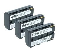 vhbw 3X batería Compatible con Canon ES-65 Hi8, ES-6500V, ES-7000V, ES-7000es, ES-75 Hi8, ES-65, ES-60 Hi8 cámara (2600 mAh, 7,2 V, Li-Ion)