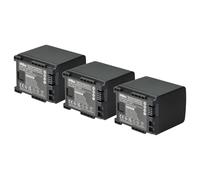 vhbw 3X batería Compatible con Canon Legria HF M31 HD, HF M32, HF M31, HF M36, HF M306 HD, HF M307 cámara de vídeo (1600 mAh, 7,2 V, Li-Ion)