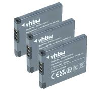 vhbw 3X batería Compatible con Canon PowerShot SX430 IS
