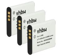 vhbw 3X batería Compatible con Casio mju 760