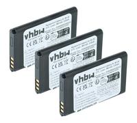vhbw 3X batería Compatible con Doro Primo 215, 405 móvil, Smartphone (900 mAh, 3,7 V, Li-Ion)