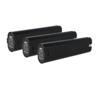 vhbw 3X batería Compatible con Makita 6095DQ, 6095DW, 6093D, 6092DW, 6094DW, 6095D, 6093DW, 6094D Herramienta (2100 mAh, NiMH, 9,6 V)
