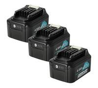 vhbw 3X batería Compatible con Makita TM30DZKX1, TM30DSMJX4, TM30DZ, TM30DY1JX5, TM30DWYE, TM30DSMJX5 Herramienta (4000 mAh, Li-Ion, 12 V)