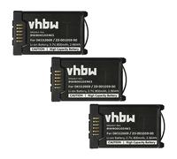 vhbw 3X batería Compatible con Mitel 612d, 622d, 632d, 620d, 622dt, 610d, 612dt, 630d, 600d teléfono Fijo o inalámbrico (800 mAh, 3,7 V, Li-Ion)