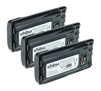 vhbw 3X batería Compatible con Motorola RMV2080, XT460, XT420, XT660d Radio (3500 mAh, 3,7 V, Li-Ion)
