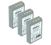 vhbw 3X batería Compatible con Olympus Stylus 1s, 1 cámara (900 mAh, 7,2 V, Li-Ion)