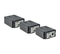 vhbw 3X batería Compatible con Panasonic AG-HMC151, AG-HMC151EU, AG-HMC70 cámara de vídeo (4400 mAh, 7,4 V, Li-Ion) con Chip