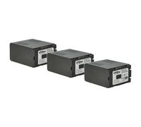 vhbw 3X batería Compatible con Panasonic AG-HPX250EN, AG-HPX250EJ, AG-HPX250, AG-HPX171E cámara de vídeo (5400 mAh, 7,4 V, Li-Ion)