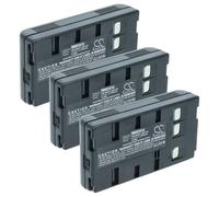 vhbw 3X batería Compatible con RCA Pro801C, CG400, Pro808, Pro807, Pro-801C, Pro-80, CG-400, Pro-808 cámara de vídeo (2000 mAh, 6 V, NiMH)