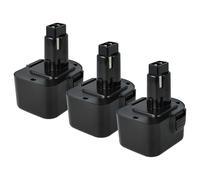 vhbw 3X batería Compatible con Rems 571513, Prensa, R12, 571510 Herramienta (3000 mAh, NiMH, 12 V)