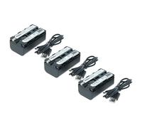 vhbw 3X batería Compatible con Sony CCD-TRV75, CCD-TRV78E, CCD-TRV78, CCD-TRV815, CCD-TRV82, CCD-TRV80PK cámara (2000 mAh, 7,4 V, Li-Ion)