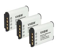 vhbw 3X batería Compatible con Sony Cybershot DSC-RX100 Vi, DSC-RX100 VII, DSC-RX1R II, DSC-RX1RM2, DSC-RX1R cámara (1000 mAh, 3,6 V, Li-Ion)
