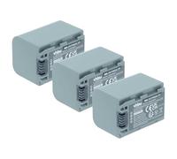 vhbw 3X batería Compatible con Sony DCR-DVD202, BC-TRP, DCR-DVD105E, AC-VQP10, DCR-DVD105 cámara de vídeo (950 mAh, 7,2 V, Li-Ion)
