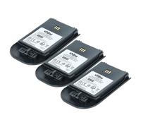 vhbw 3X batería Compatible con Unify Openstage WL3 Plus teléfono Fijo o inalámbrico (930 mAh, 3,7 V, Li-Ion) Negro