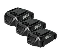 vhbw 3X batería Compatible con Worx WG540, WG540E.5, WG546, WG540E, WG540E.1, WG546E, WG545, WG545.1 Herramienta (2000 mAh, Li-Ion, 18 V)