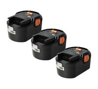 vhbw 3X batería Compatible con Würth Master SD 14.4 Herramienta (2000 mAh, NiMH, 14,4 V)