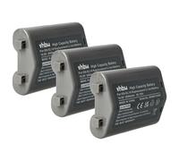 vhbw 3X batería reemplaza Nikon EN-EL18 para cámara (2600 mAh, 10,8 V, Li-Ion) con infochip