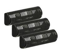 vhbw 3x Bloque cuchillas compatible con Braun Formula 3511, 3512, 3025, 3509, 3520, 1, 3008, 3012, 3020, 3009, 3010 afeitadora plata gris