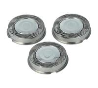 vhbw 3x cabezal de afeitar compatible con Philips HQ22, HQ220, HQ222, HQ240, HQ2405, HQ242, HQ2425, HQ26, HQ2610, HQ262, HQ2810 afeitadoras
