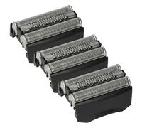 vhbw 3x cabezales de repuesto compatible con Braun serie 7 7893, 7880, 720, 760cc, 730, 7840, 740, 7865, 7850 máquina de afeitar, negro