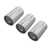 vhbw 3x cinta transferencia térmica compatible con Bixolon Samsung SLP-TX400 impresora etiquetas indeleble 110mmx300m cera/resina