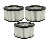 vhbw 3x compatible con Bikain DI1200 INOX aspirador de ceniza - Filtro HEPA antialérgico