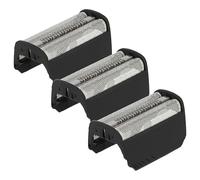 vhbw 3x Doble hoja de corte compatible con Braun 197s-1, 199s, 197s, 320, 199s-1, 310, 195s, 195s-1, 300 afeitadora eléctrica + marco, negro