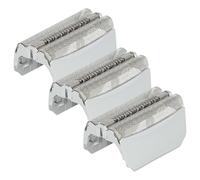 vhbw 3x Doble hoja de corte compatible con Braun 550, 530, 360 Complete, 550S, 560, 530s, 540, 550cc afeitadora eléctrica + marco, plata