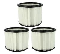 vhbw 3x Elemento filtrante compatible con Nilfisk Aero 21B 0L BP36V aspiradora seco/mojado
