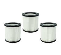 vhbw 3x Elemento filtrante compatible con Nilfisk Buddy II 18, II 18 Inox aspiradora seco/mojado