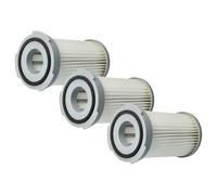 vhbw 3x Filtro compatible con AEG Electrolux Ergoeasy ZTI 6747, ZTI 6750, ZTI 6765, ZTI 6767 aspiradora - Filtro de aire de salida, blanco