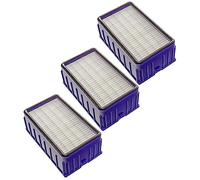 vhbw 3x Filtro compatible con Dyson DC-11, DC11 Allergy aspiradora - filtro salida del motor HEPA blanco lila
