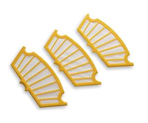 vhbw 3x Filtro compatible con iRobot Roomba 532, 555, 500, 510, 520, 534, 535, 540, 550, 530, 531 robot aspirador - Unidad de filtrado