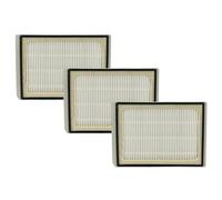 vhbw 3x Filtro compatible con Kärcher VS5KC0306, VS5KC03AU, VS5KC03AU/06 | para VS5KC03AU06, VS5KC03CH aspiradora - filtro HEPA gris blanco
