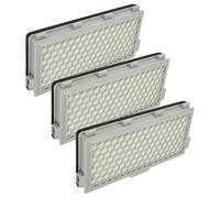 vhbw 3x Filtro compatible con Miele Complete C3 Cat and Dog Powerline, C3 Powerline aspiradora - filtro de escape HEPA H13