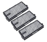 vhbw 3x Filtro compatible con Miele Complete C3 Cat & Dog PowerLine, C3 Celebration aspiradora - filtro HEPA de carbón activo negro/blanco