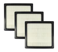 vhbw 3x Filtro compatible con Nilfisk Extreme X300C, X300, XL aspiradora - filtro Hepa negro blanco