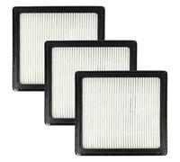 vhbw 3x Filtro compatible con Nilfisk GM210, GM240, GM200, GM200E, GM315, GM320, GM310, GM300, GM305 aspiradora - filtro Hepa negro blanco