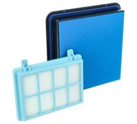 vhbw 3x Filtro compatible con Philips Marathon Compact FC9333/07 aspiradora - filtro Hepa, filtro protección motor, filtro de espuma