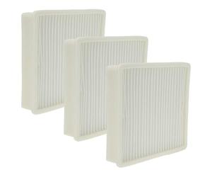 vhbw 3x Filtro compatible con Samsung VC-MB756T, VC-MB71BW, VC-MB750T, VC-MB755T, VC-MB755W, VC-MB71AW aspiradora - filtro Hepa gris blanco