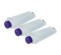vhbw 3x Filtro de agua compatible con DeLonghi S ECAM 21.117.BSB, S ECAM 22.110.B máquina de café automática, cafetera exprés - blanco