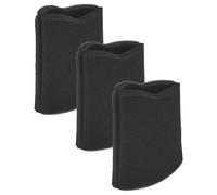 vhbw 3x Filtro de aspiradora compatible con Bosch BHN20110, BHN20110CN, BHN2140L, BHNL2140TW, BHNL21PRO - Filtro de espuma negro