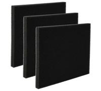 vhbw 3x Filtro de aspiradora compatible con Philips Performer Expert, PowerPro Ultimate, FC9932, FC9929 - Filtro de espuma negro