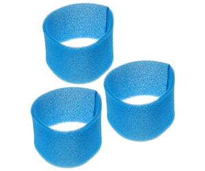vhbw 3x filtro de espuma compatible con Kärcher SV 1802 | SV 1902, SV 7 limpiador a vapor - Lavable azul